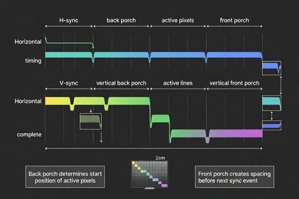 H/V Porch Timing: Why the Image Shifts