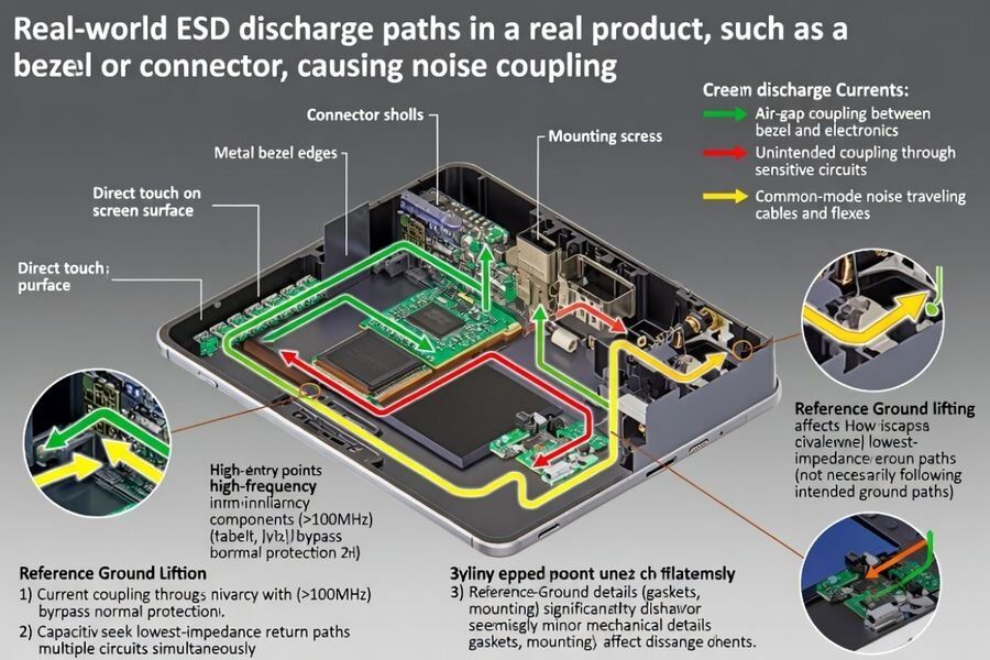 Frame Esd ESD: Why It Causes False Touch & Display Artifacts